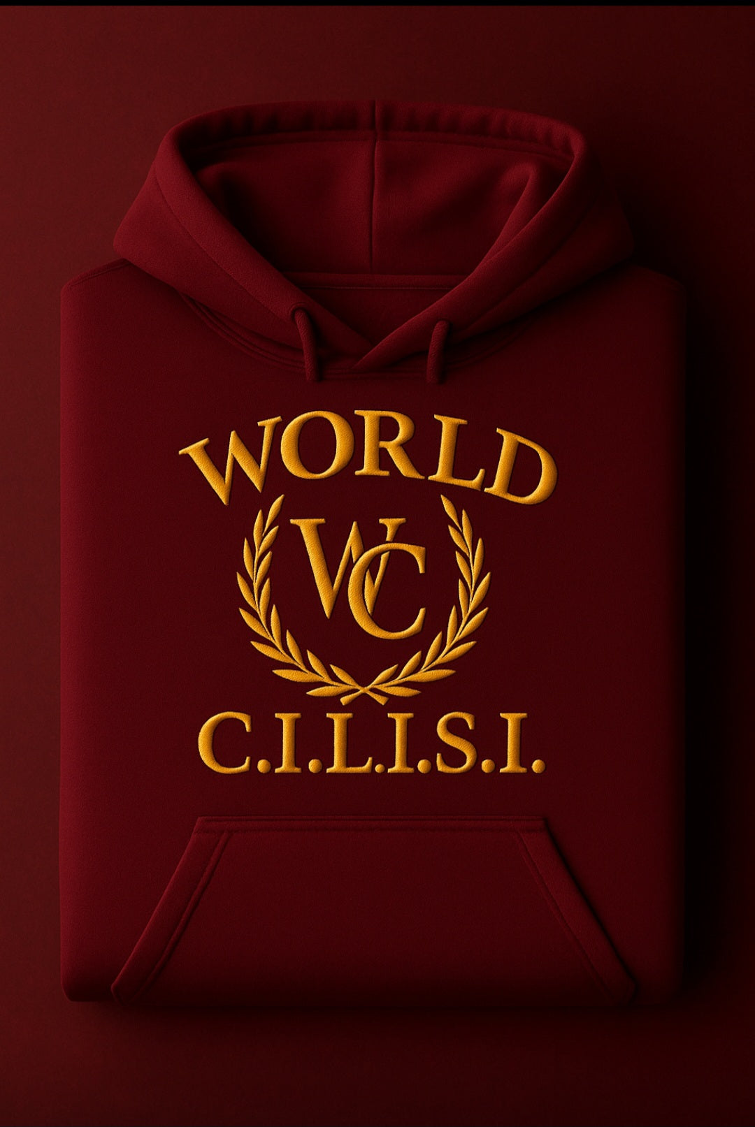 burgundy hoodie