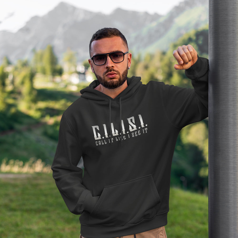 "C.I.L.I.S.I." Call It Like I See It Hoodie(Black)