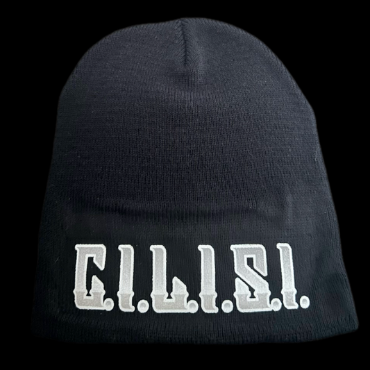 "C.I.L.I.S.I." Beanie w/OG font (Black)