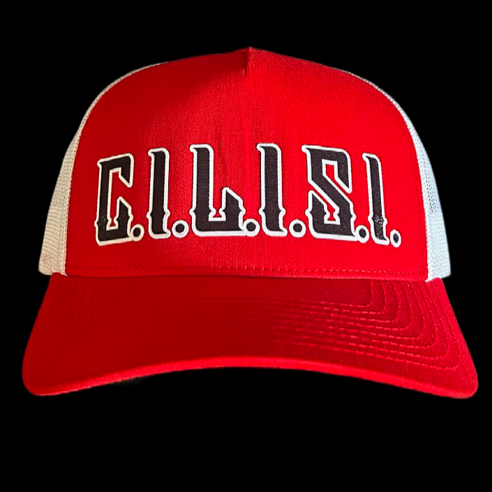 "C.I.L.I.S.I." Snapback w/black OG font (Red)