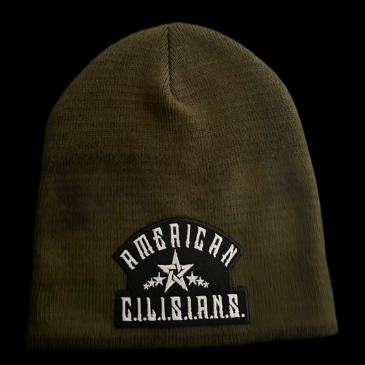 "AMERICAN C.I.L.I.S.I.A.N.S." Beanie (Green)