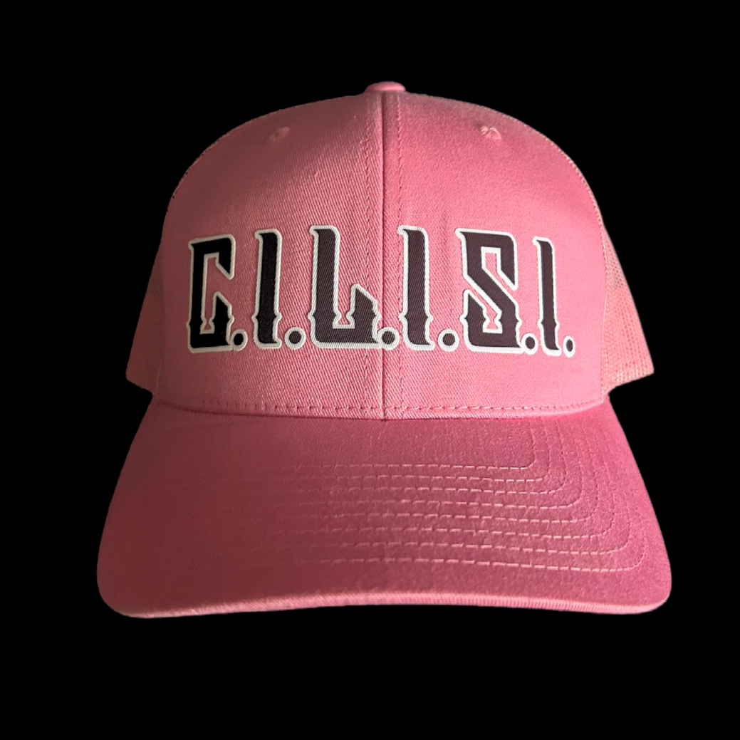 "C.I.L.I.S.I." Snapback w/Black OG font (Pink)