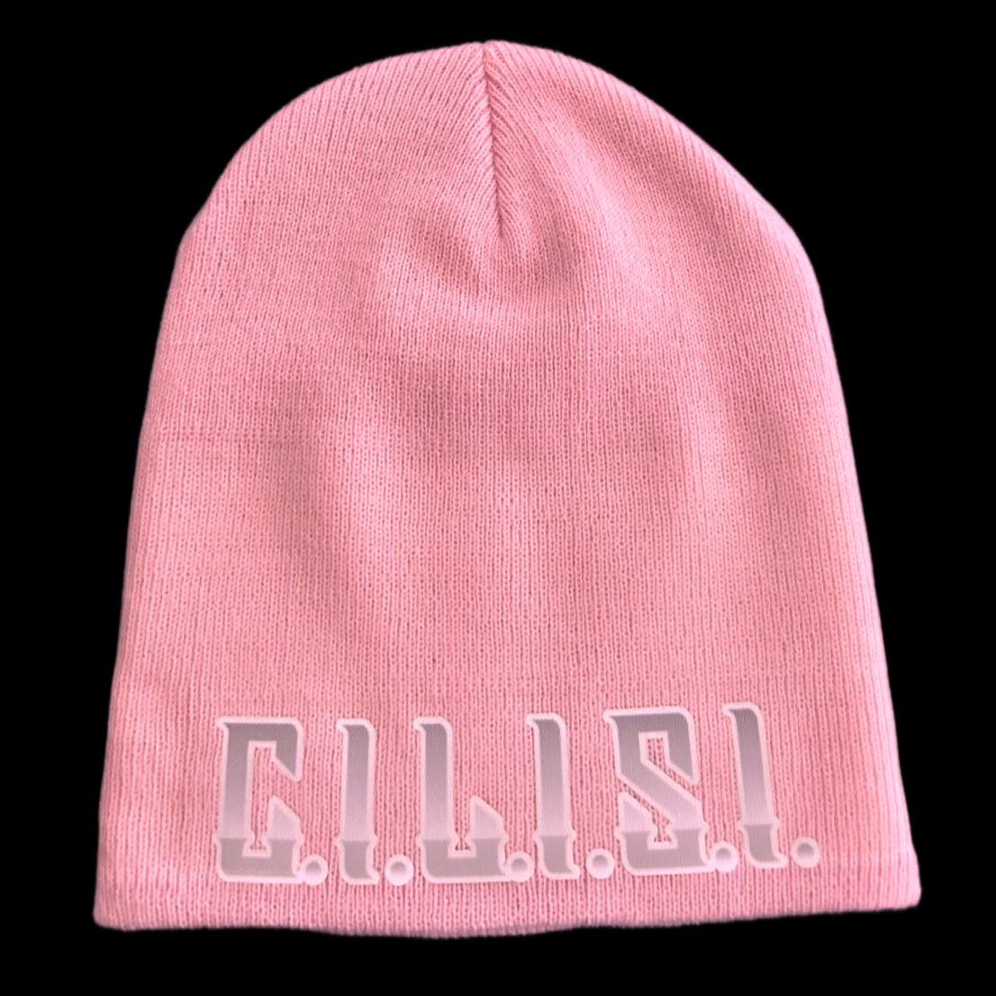 "C.I.L.I.S.I." beanie w/OG font (Pink)