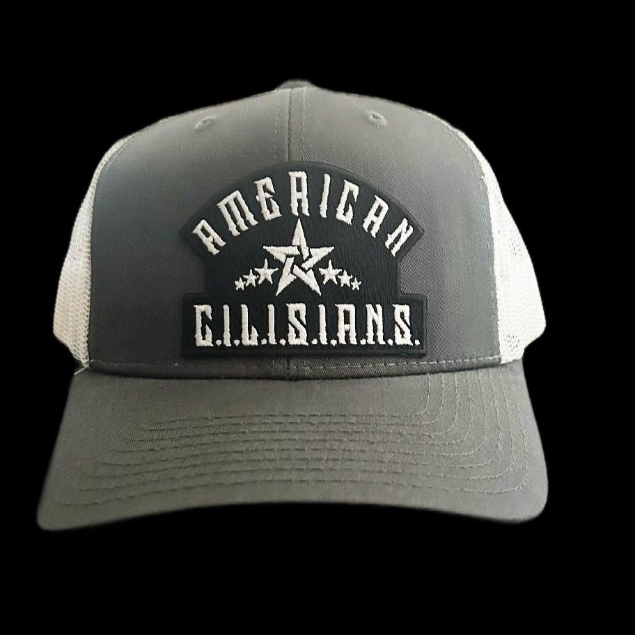 "AMERICAN C.I.L.I.S.I.A.N.S." Snapback (Dark Grey) Embroidered Patch