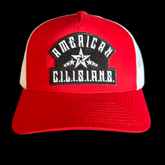 "AMERICAN C.I.L.I.S.I.A.N.S." Snapback (Red)